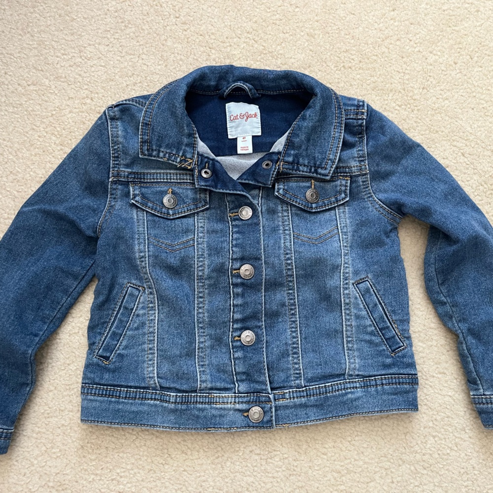 Cat & Jack Blue Denim Jacket for Kids